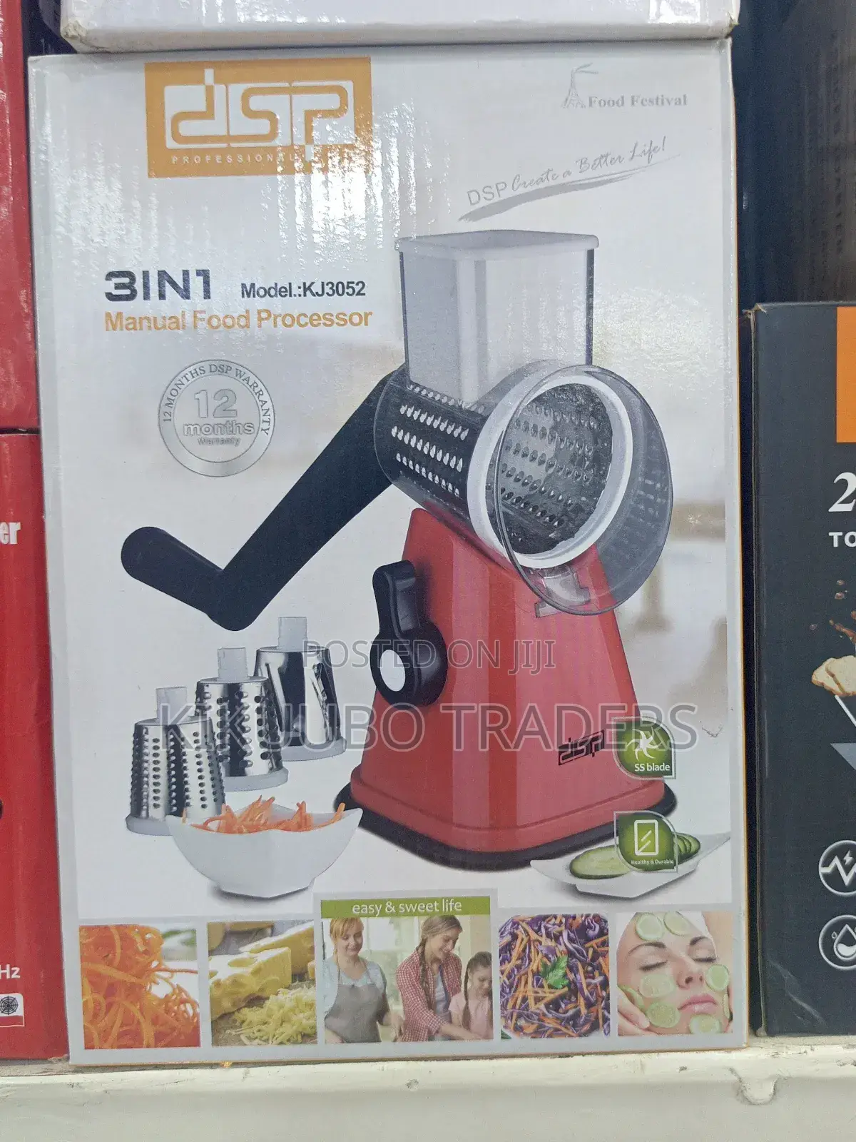 DSP 3in1 Manual Food Processor
