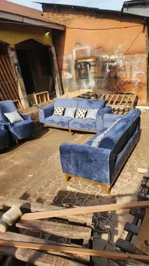 Harun Sofa Set Blue