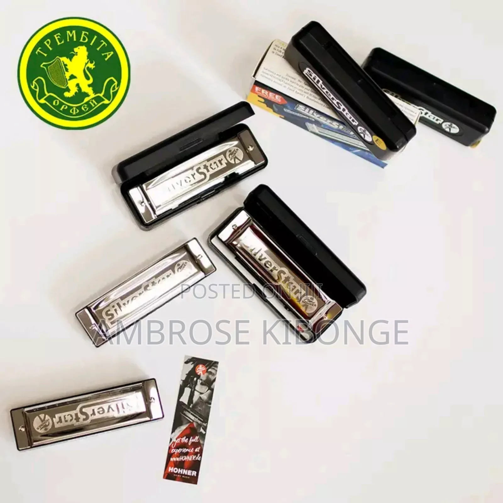 Original Professional Harmonica and Case Clear Sound Quality