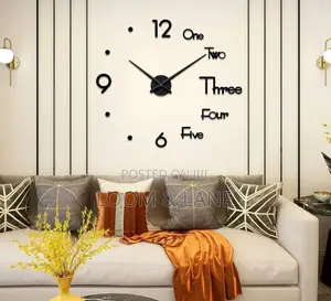 Diy Modern 3d Wall Clock