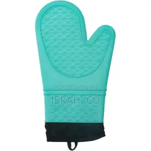 Heat Resistant Silicone Gloves Extra Length Insulated