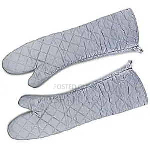 2pcs 23inch 59cm Long Cotton Oven Heat Resistant Oven Mitts