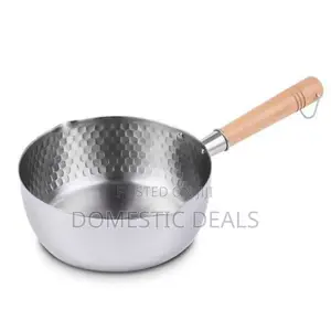24cm Stainless Steel Wok Pot Milk Saucepan