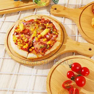 26cm Wooden Pizza Serving Tray