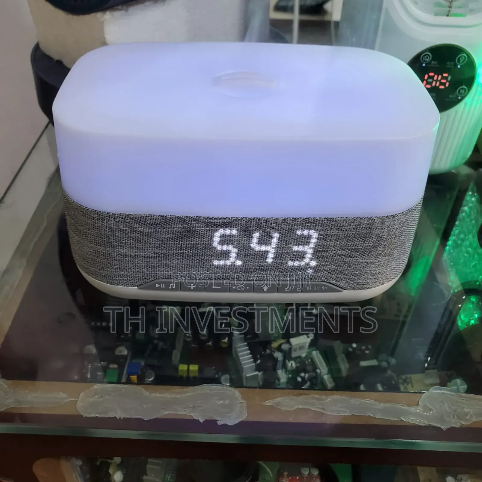 300ml Bluetooth Clock Aromatherapy Humidifier