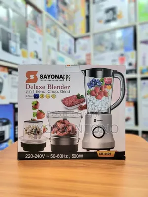 Sayona 3 in 1 Blender Chopper and Grinder