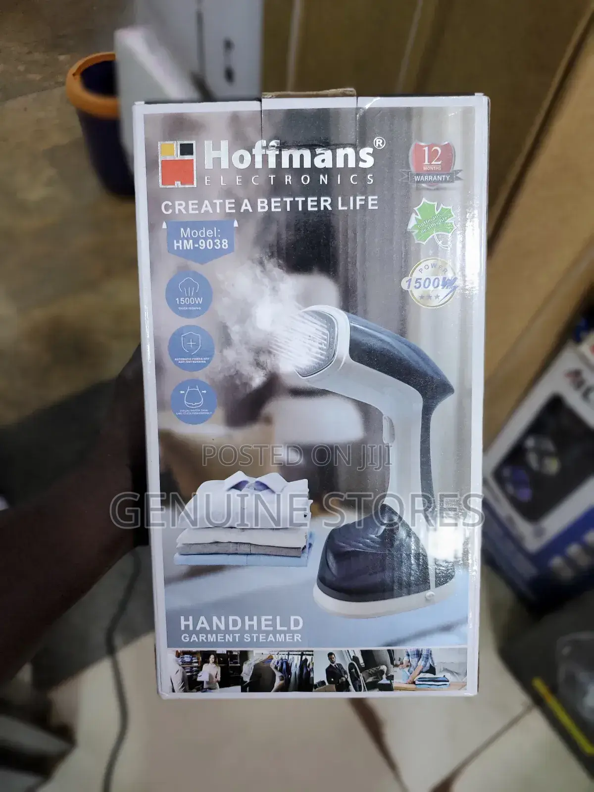 Hoffmans Handheld Garment Steamer.