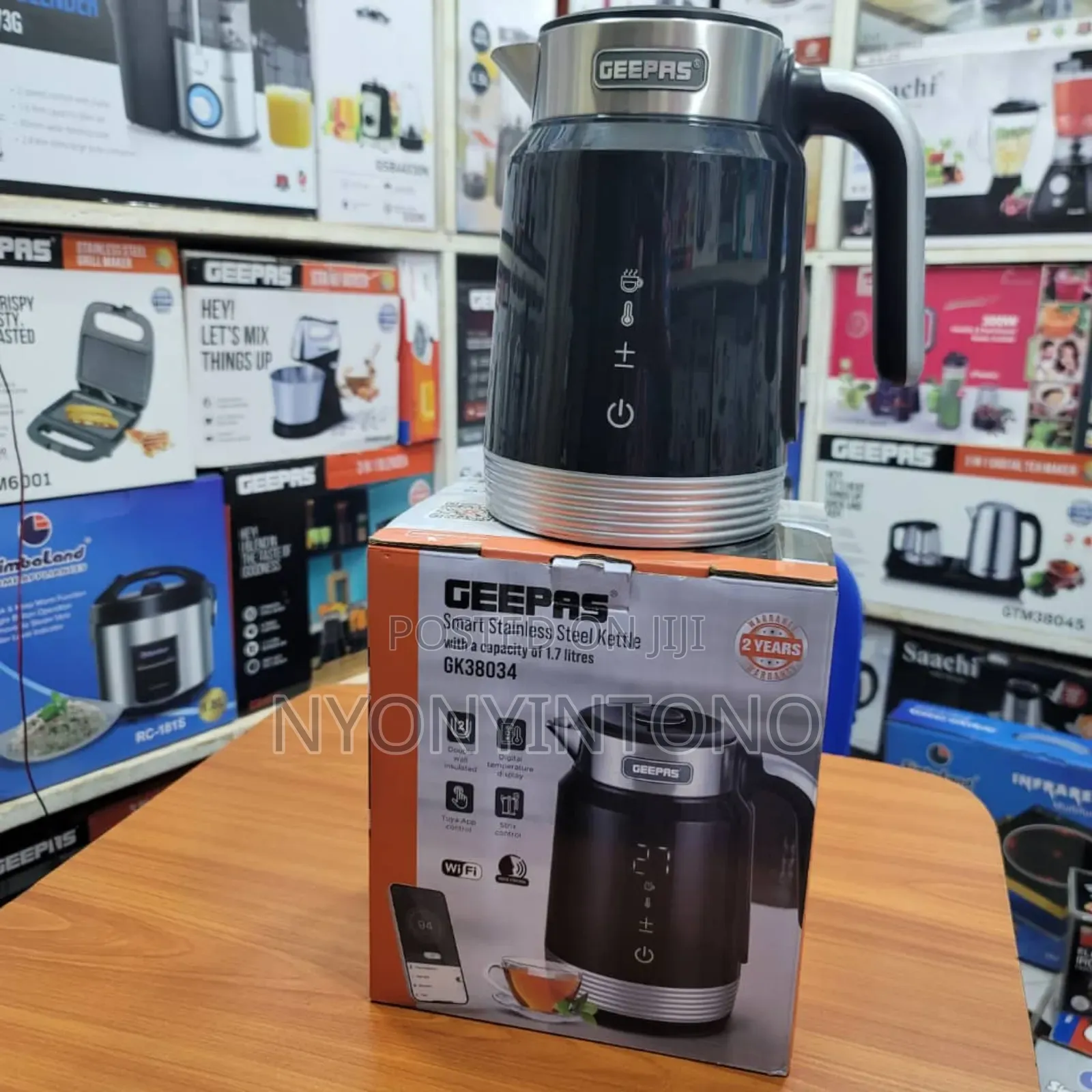 Geepas 1.7ltr Smart Water Kettle With Touch Control