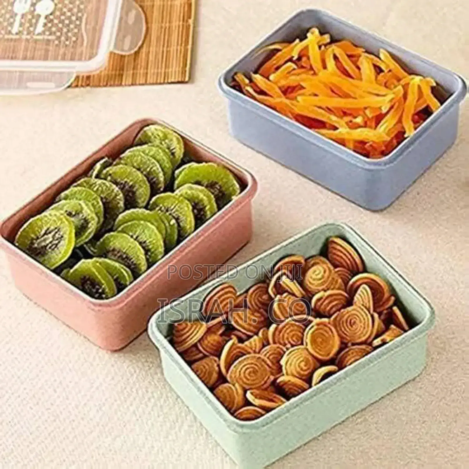 Plastic Lunch Boxes Fridge Food Container Colorful
