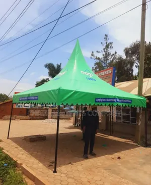 Lemon Green 50-Seater Tent Well Branded