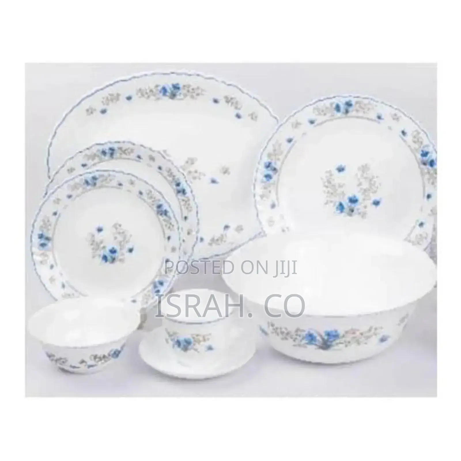 Arcopal 38pcs Dinnerware Set 1pc Oval Plate+ 6pcs Dinner