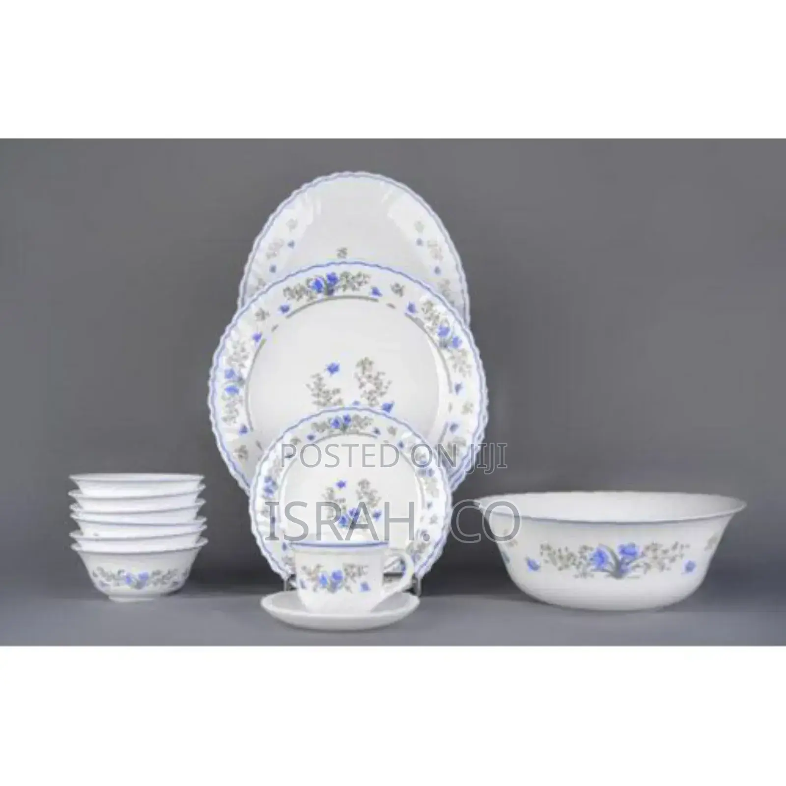 Arcopal 38pcs Dinnerware Set 1pc Oval Plate+ 6pcs Dinner