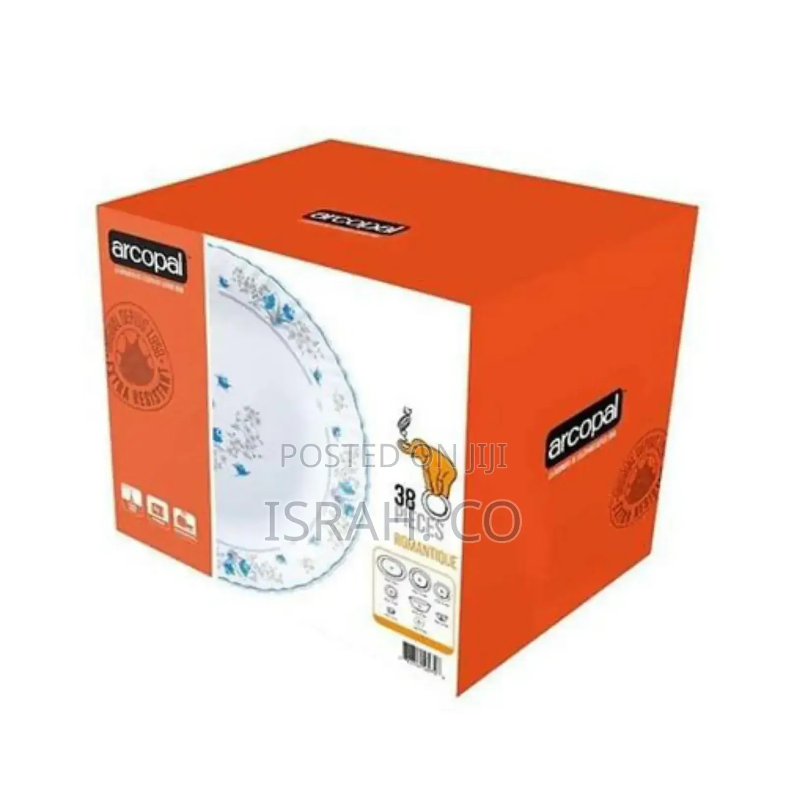 Arcopal 38pcs Dinnerware Set 1pc Oval Plate+ 6pcs Dinner