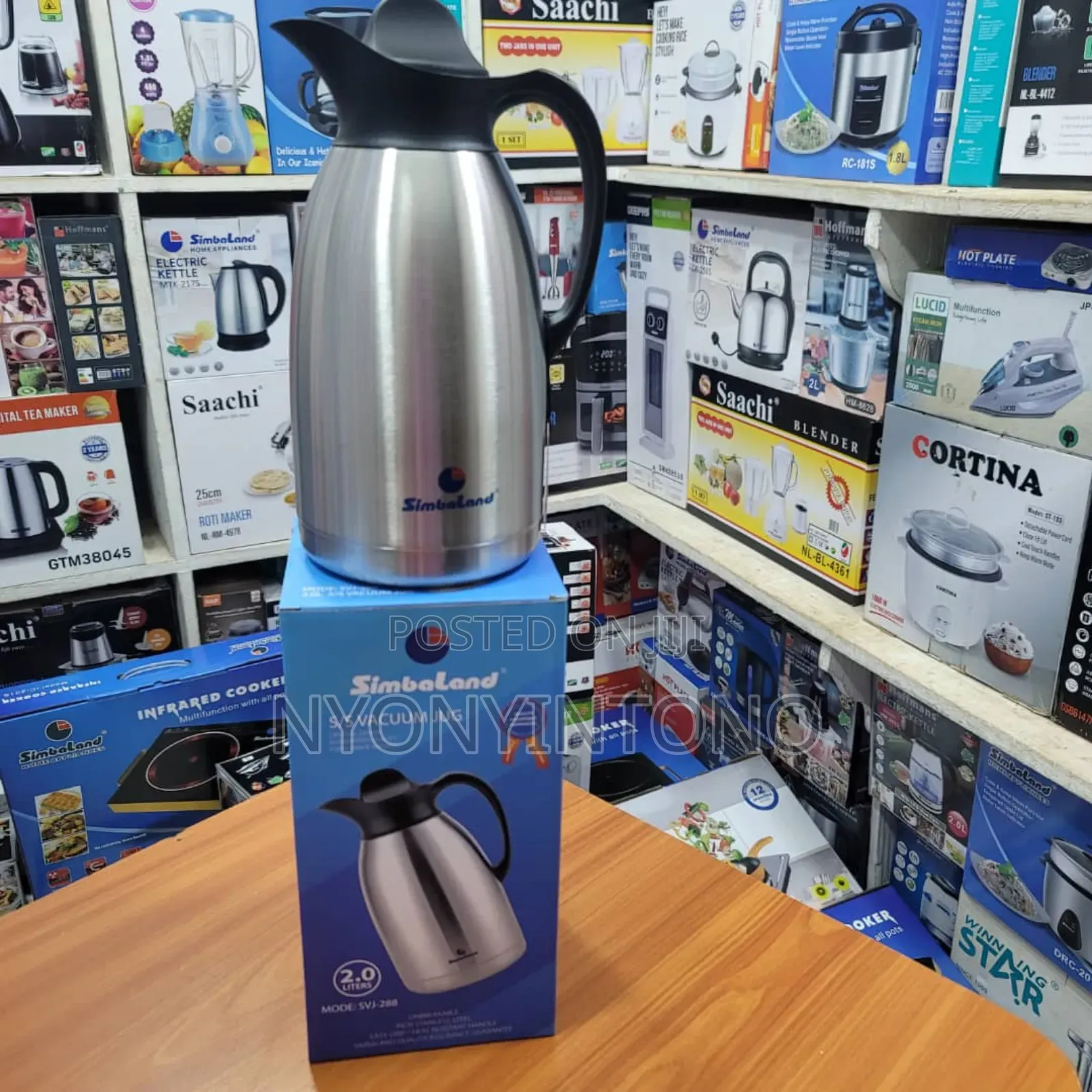 Simbaland 2ltr Metallic Vaccum Flask