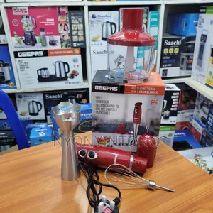 Geepas 3 In1 Multi Functional Hand Blender 2yrs Warranty
