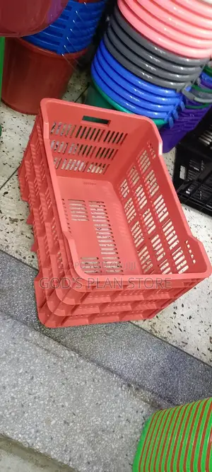 Plastic Crates Red