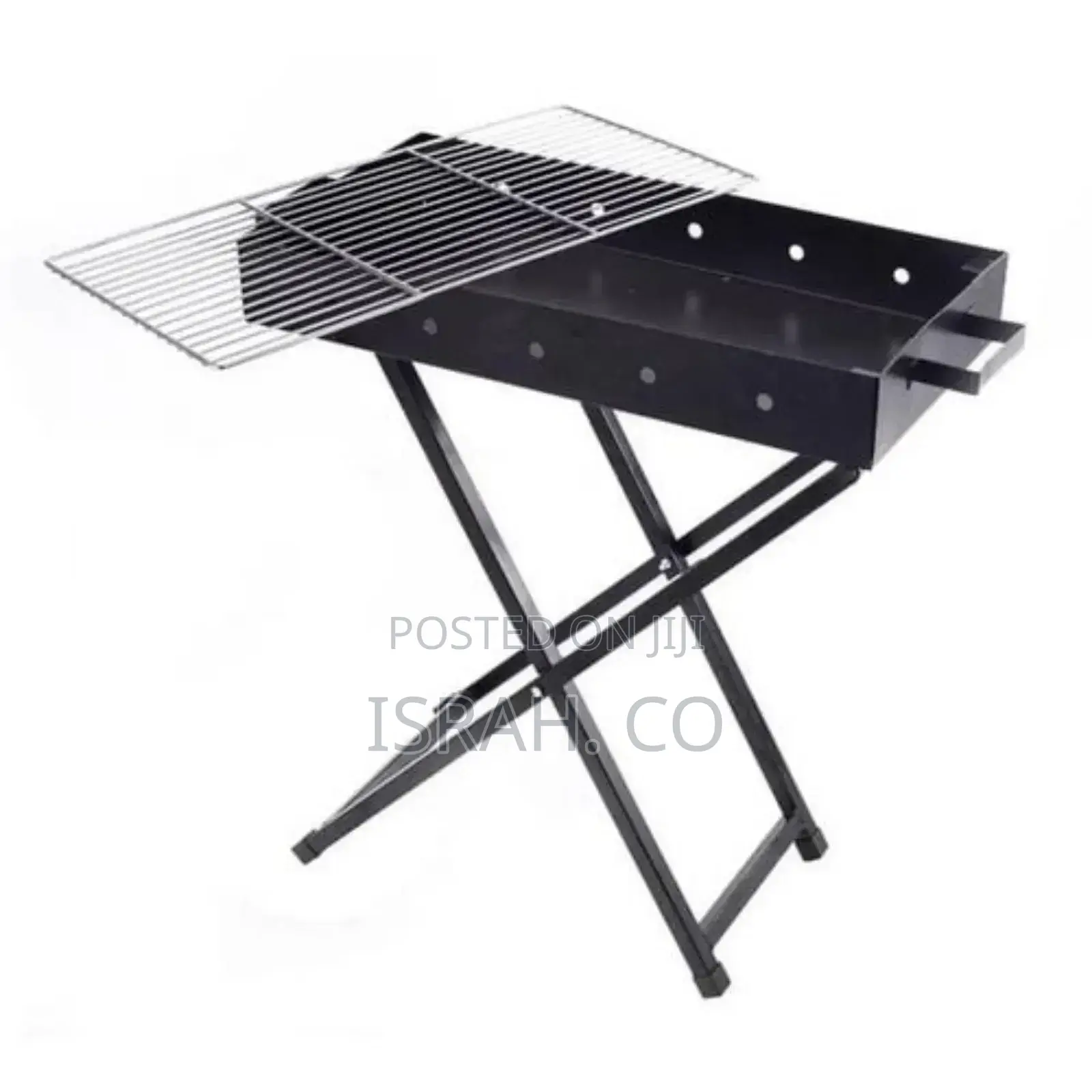 80x30cm Heavy Duty Foldable BBQ Stand With Kabab