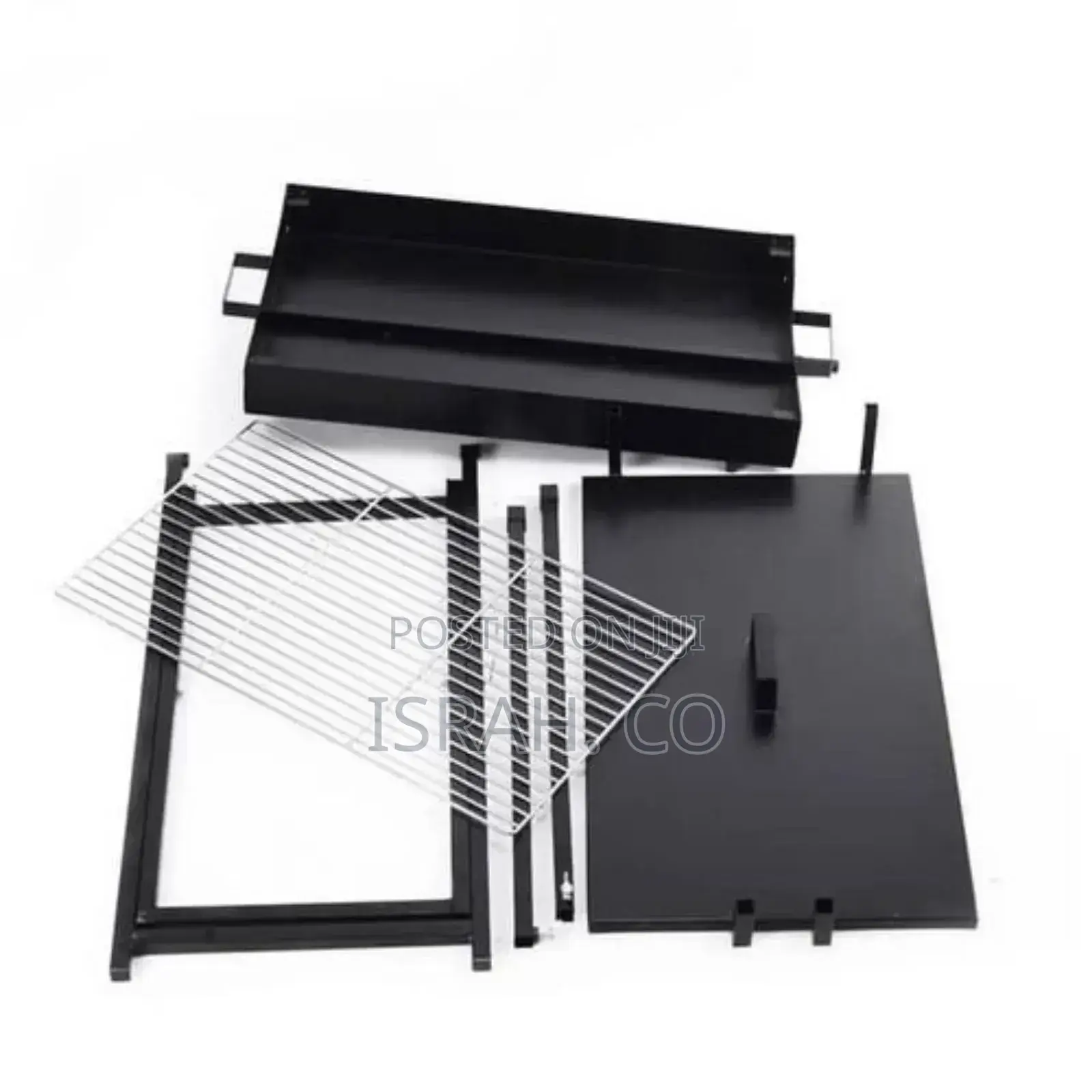 80x30cm Heavy Duty Foldable BBQ Stand With Kabab
