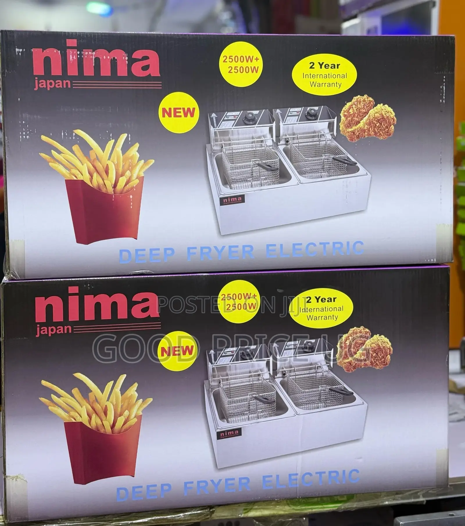 Nima 12l Double Deep Fryer