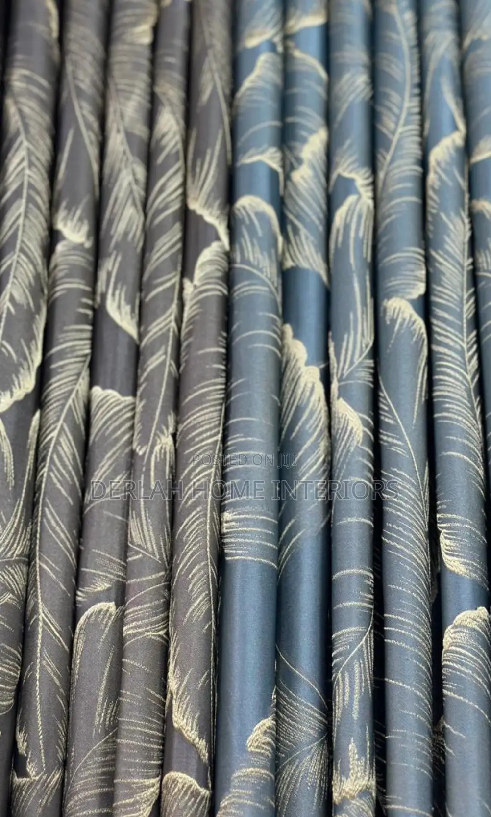 Soft Faux Leather Curtain Fabric Per Ready Meter