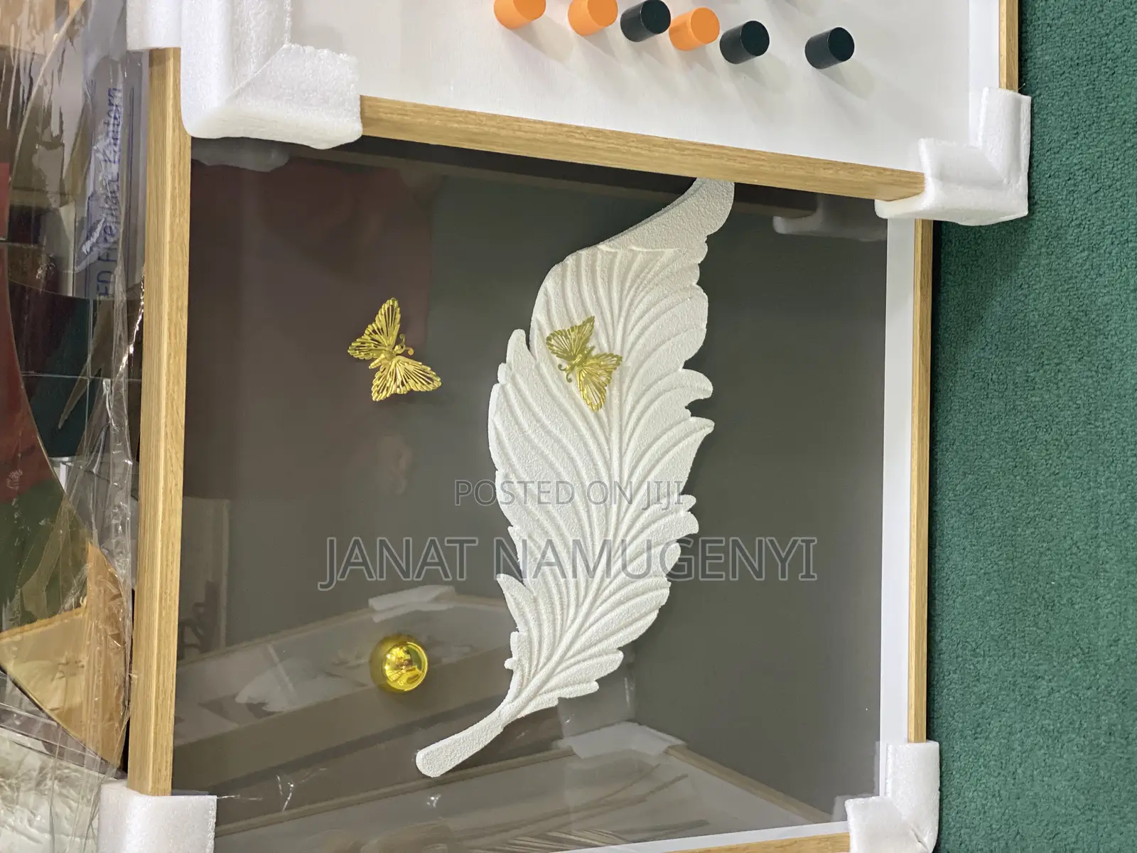 White Leaf Wall Home Decor