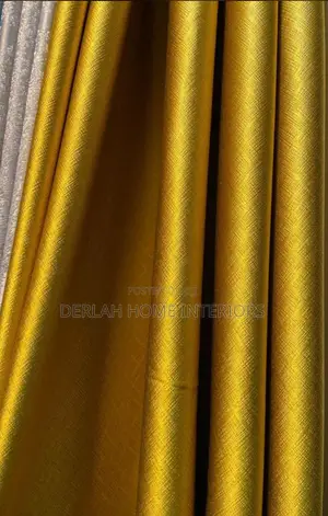 Mastered Yellow Blackout Curtain