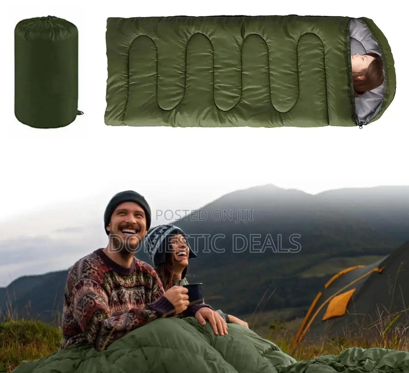 Sleeping Bag - Army Green
