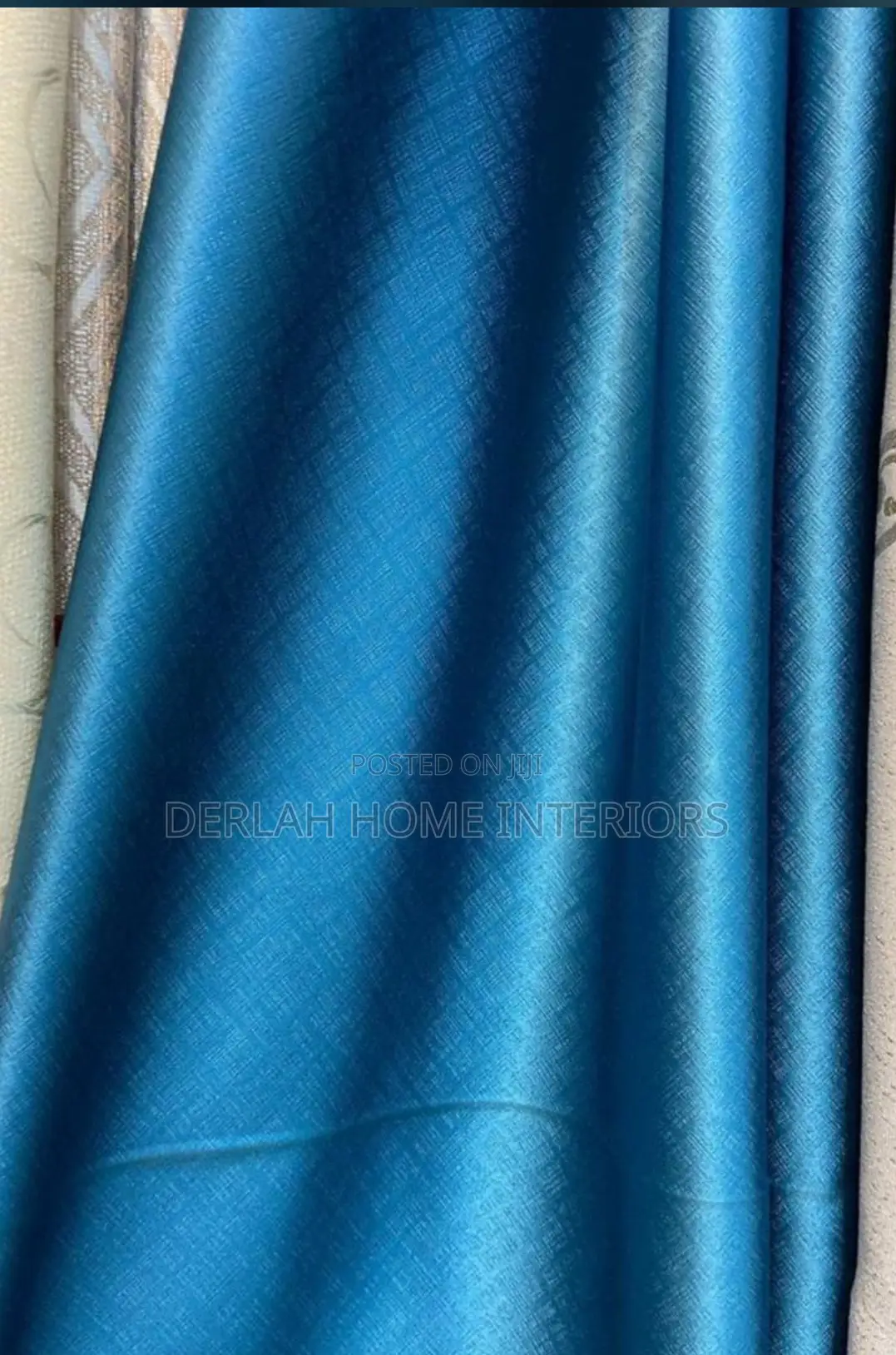 Blue Green Curtain Per Meter