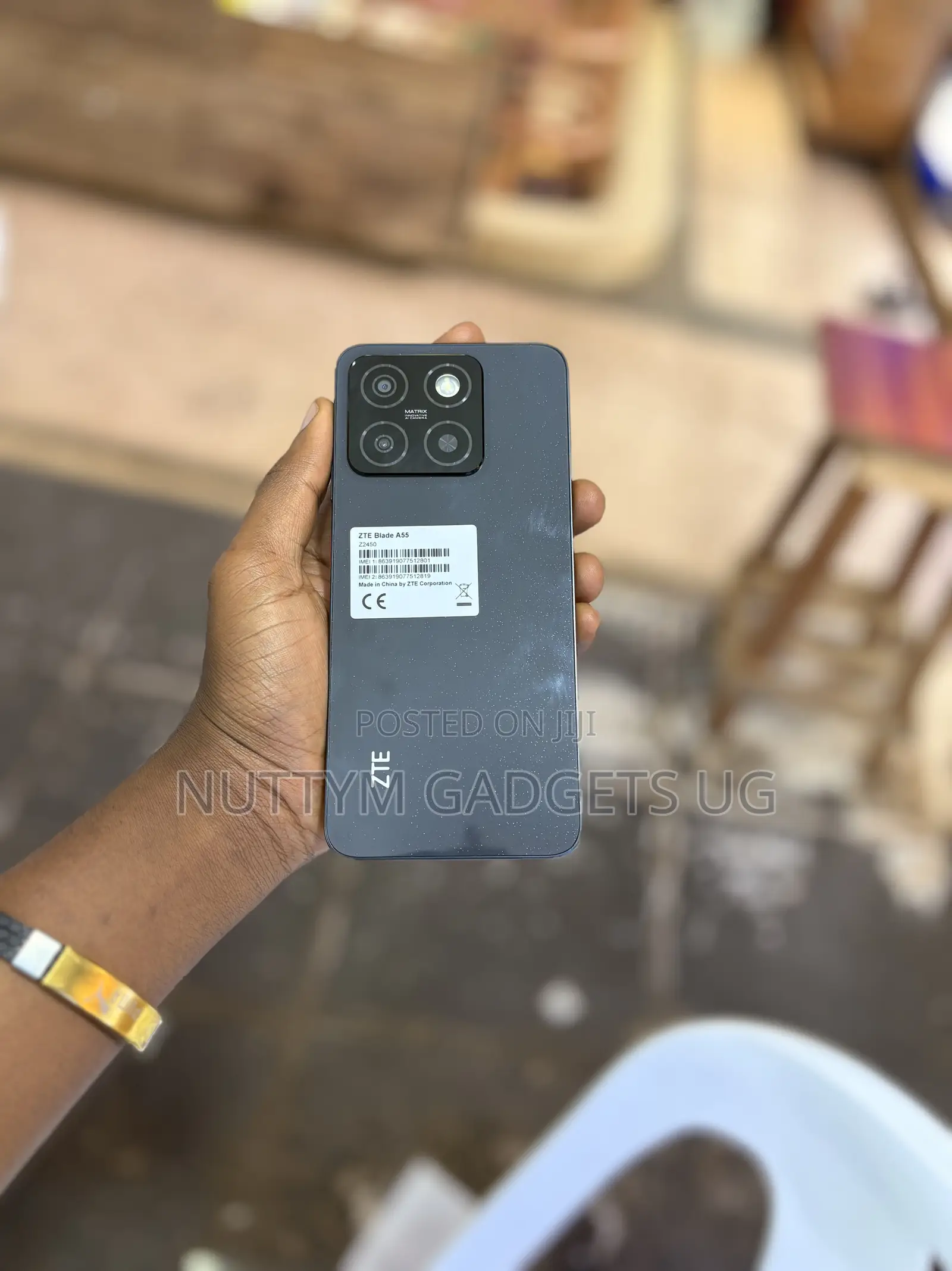 New ZTE Blade A55 128 GB Black
