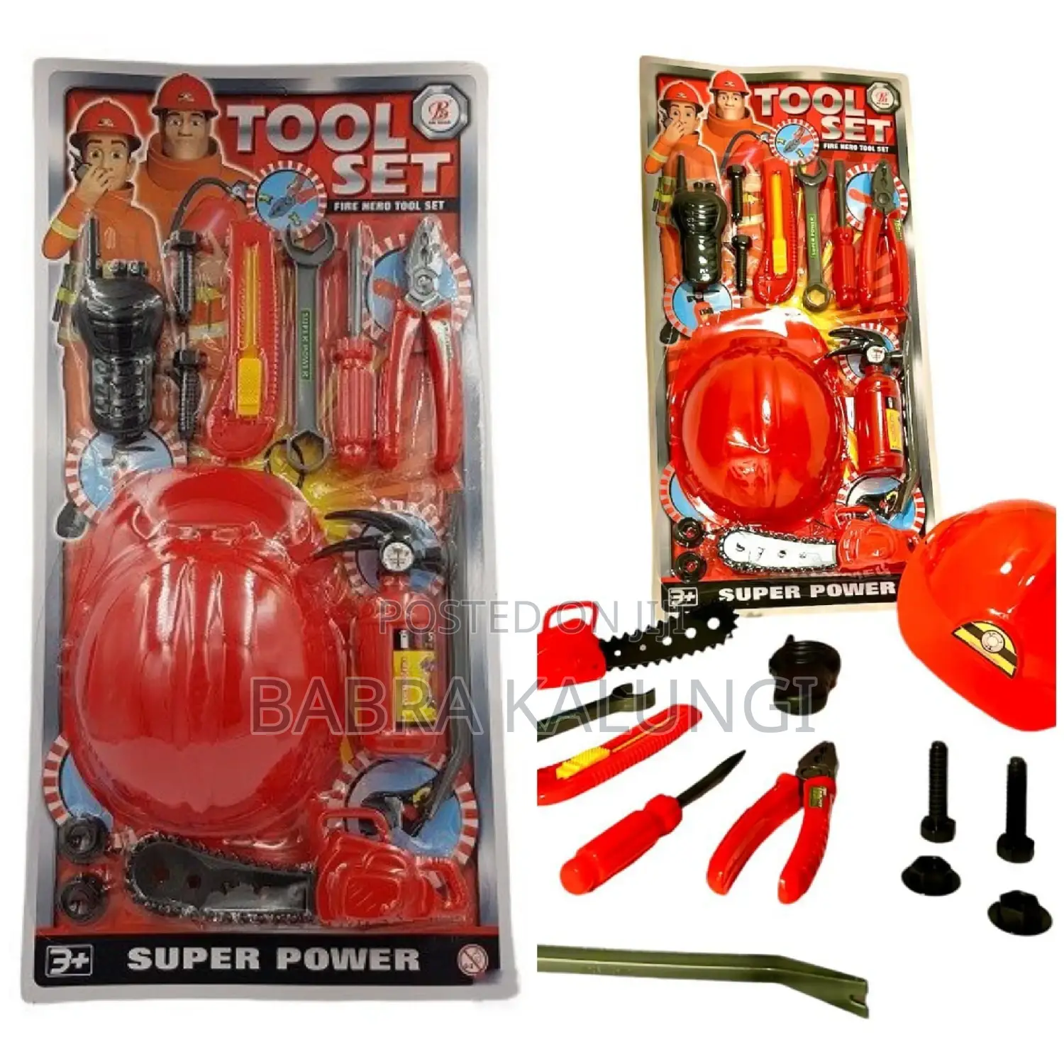 Fire Fighter Hero Kids Tool Set