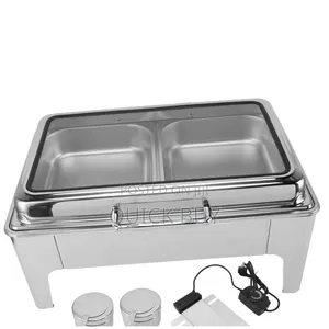 New Electric Double Chafing Dish