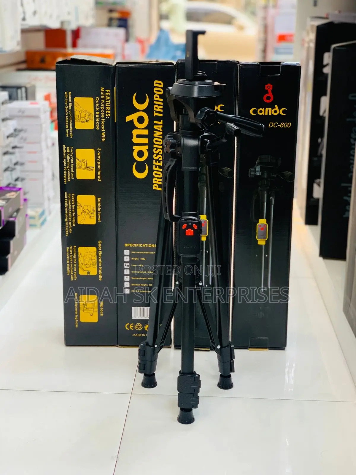 Candc Dc-360 Portable Video Tripod