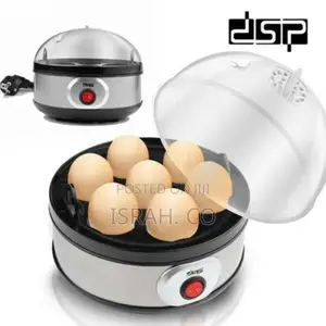 DSP Stainless Steel Breakfast Machine Egg Cooker for 1-7 Egg