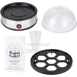 DSP Stainless Steel Breakfast Machine Egg Cooker for 1-7 Egg