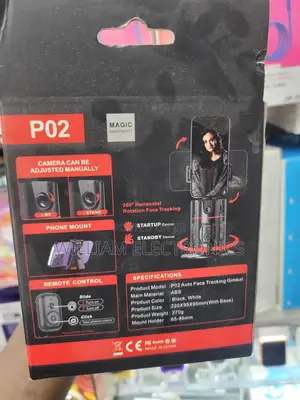 Auto Face Tracking P02 Destop Gimbal