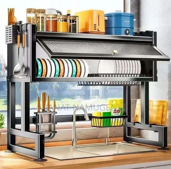 Dust Proof Over the Sink Rack