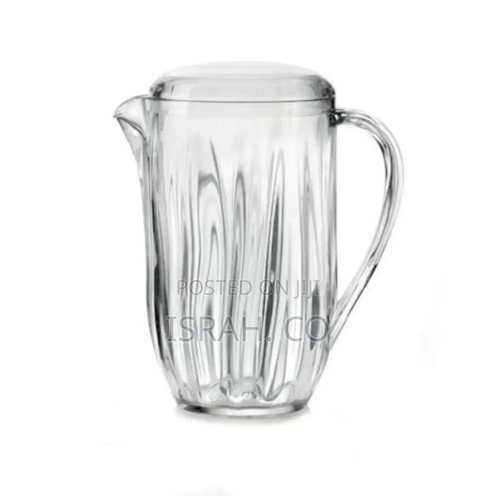 White Jug With Coloureless Lid