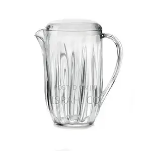 White Jug With Coloureless Lid