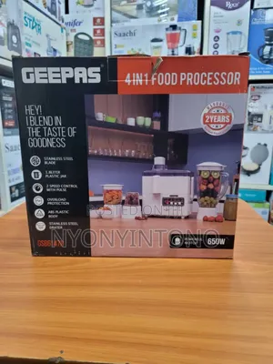 Geepas 4 in 1 Food Processor With 2yrs Warranty