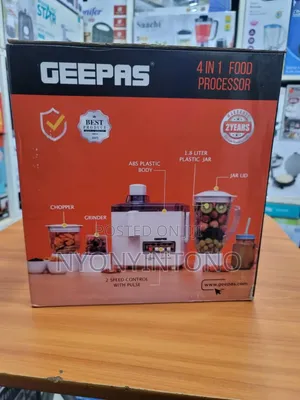 Geepas 4 in 1 Food Processor With 2yrs Warranty