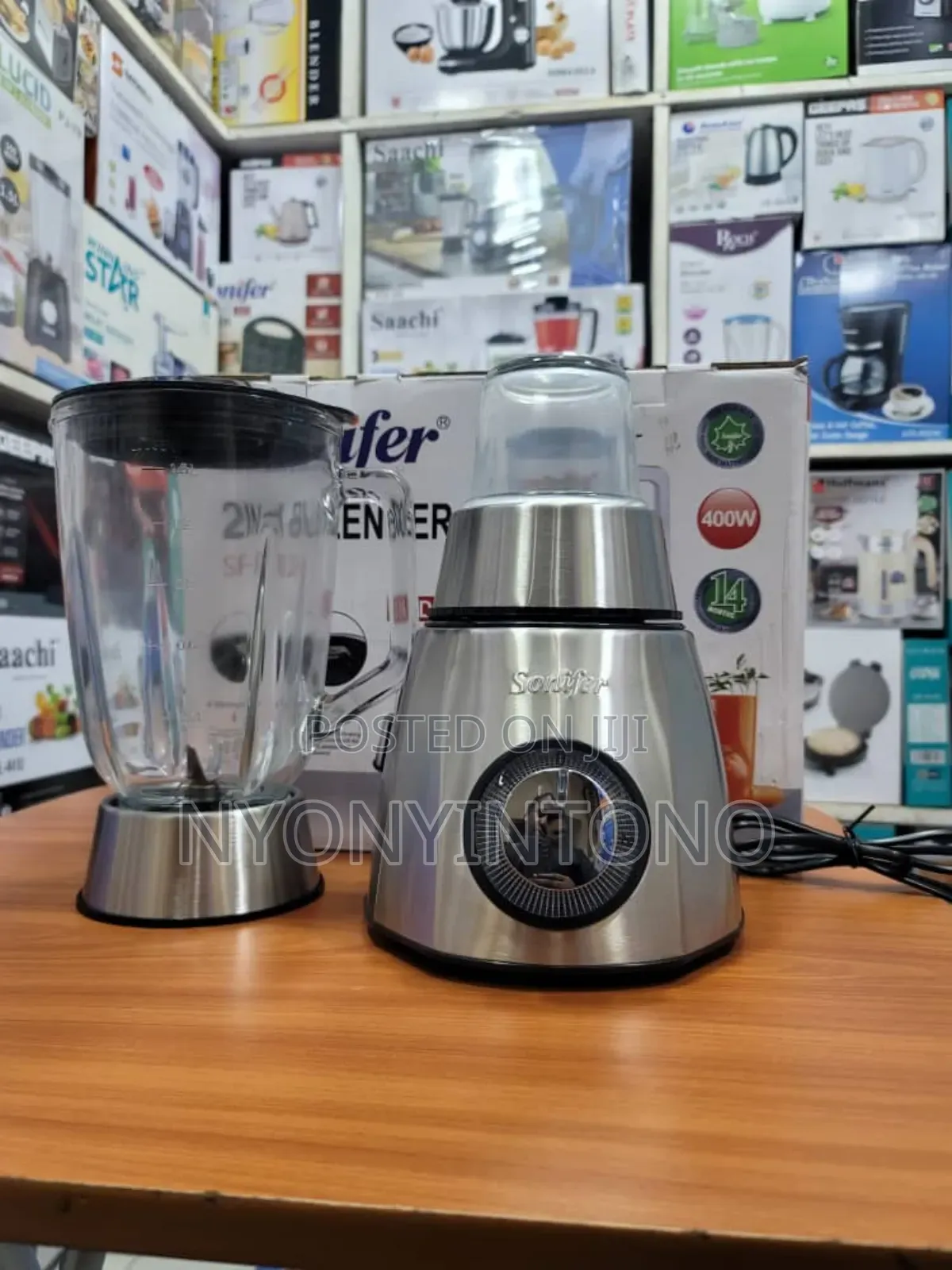 Sonifer 2 in 1 High Quality Glass Blender
