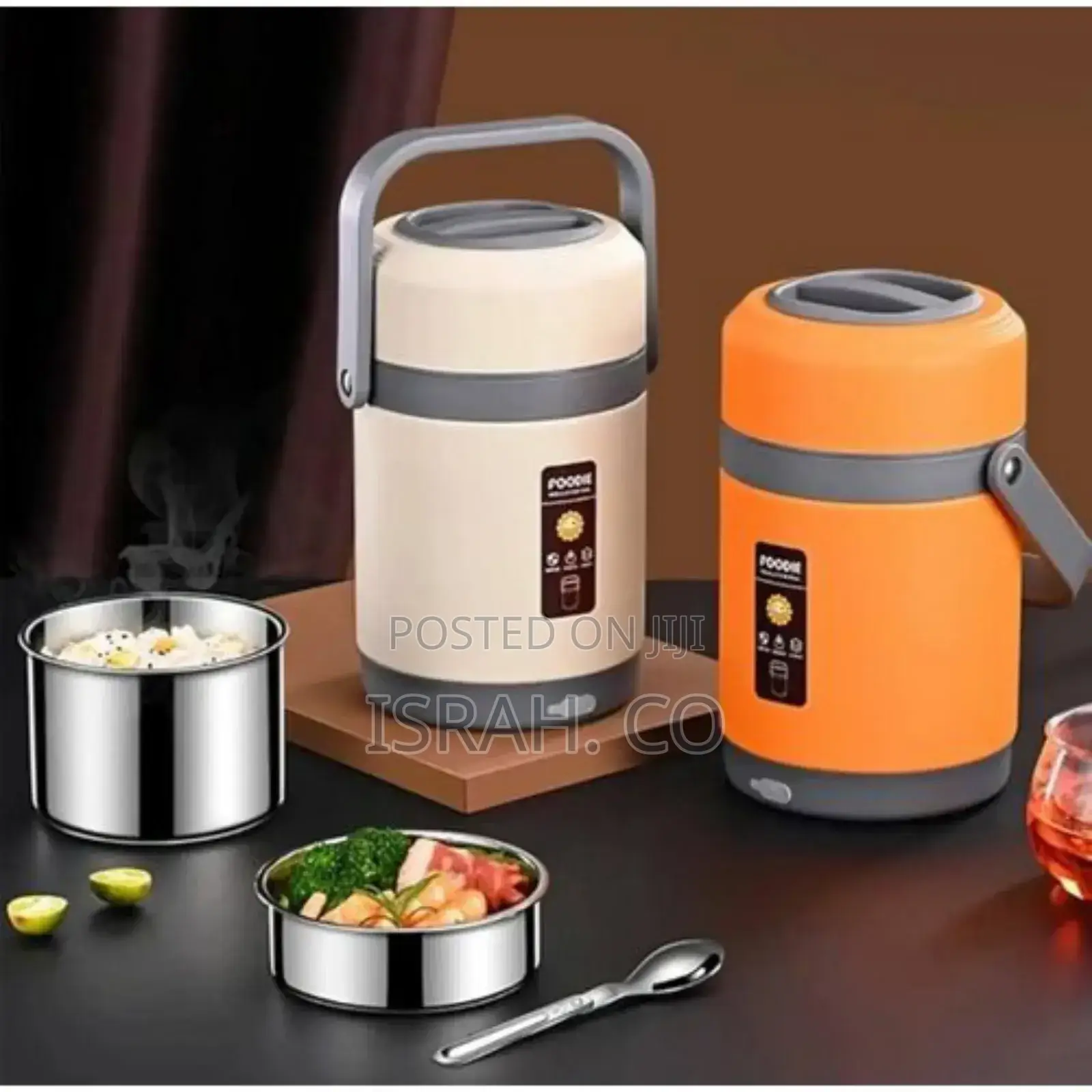 2 Litre Insulated Lunch Box Warmer Heat Boxes