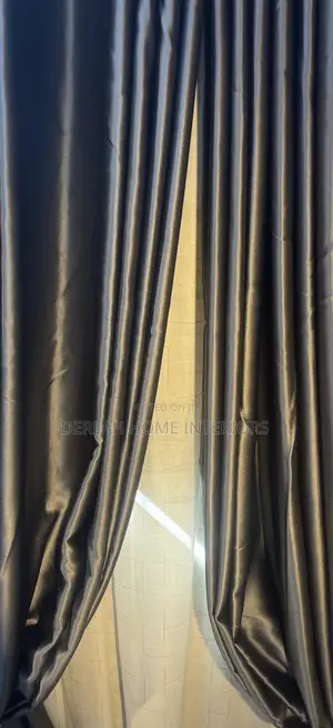 Dark Grey Curtain (Set 4 Meters )