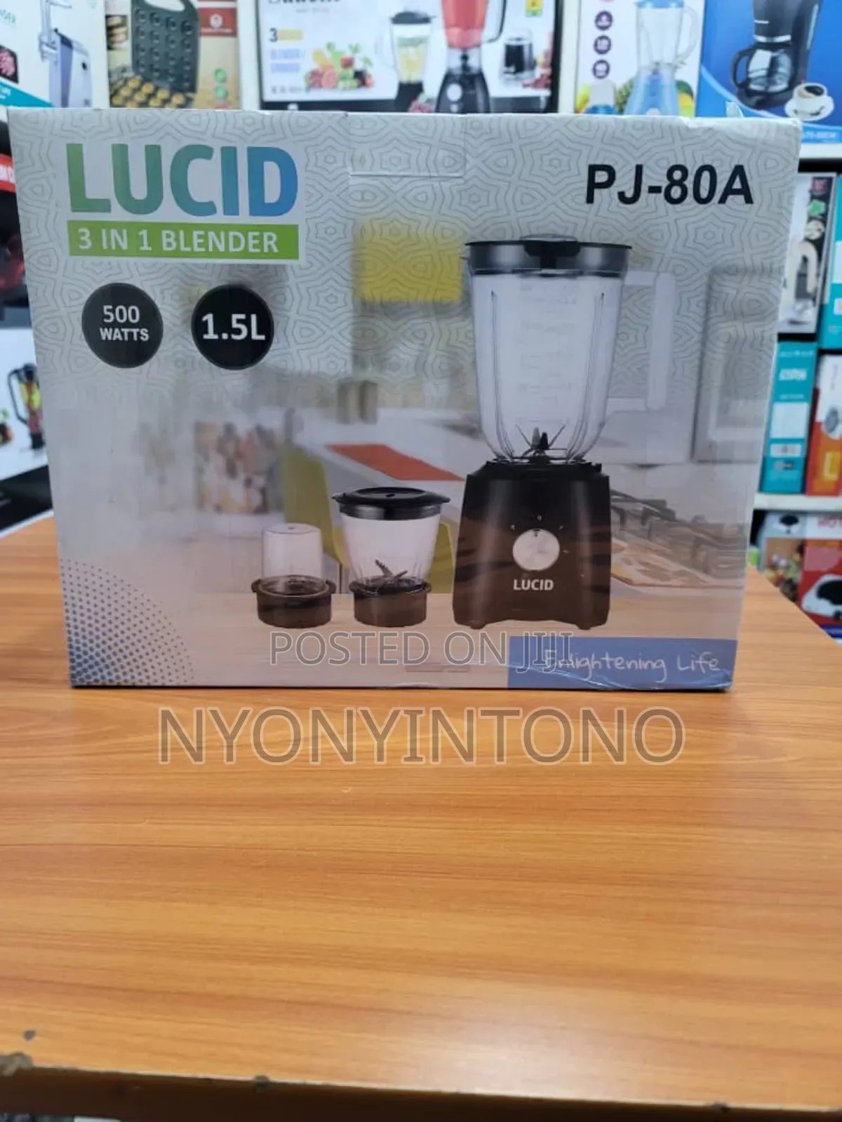 Lucid 3 in 1 Blender, Chopper and Grinder
