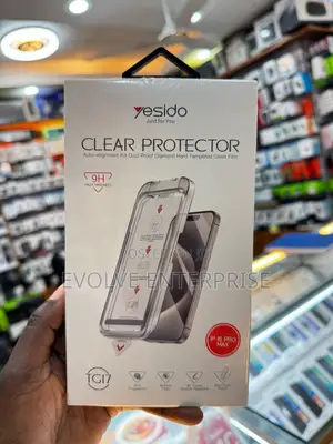 Yesido Clear Tempered Glass Screen Protector for iPhone 16