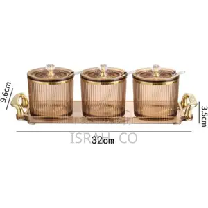 Dry Fruit Sealed Jars- Brown