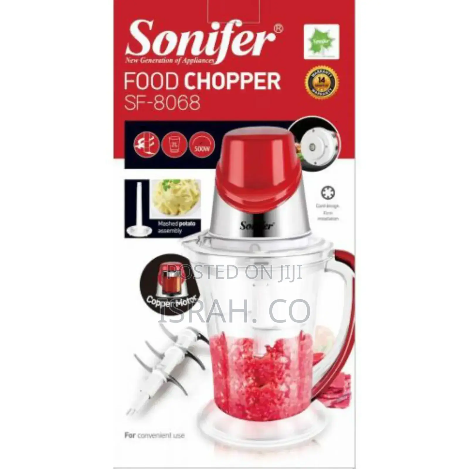 Sonifer 2 Litre Multifunctional Kitchen Machine Egg