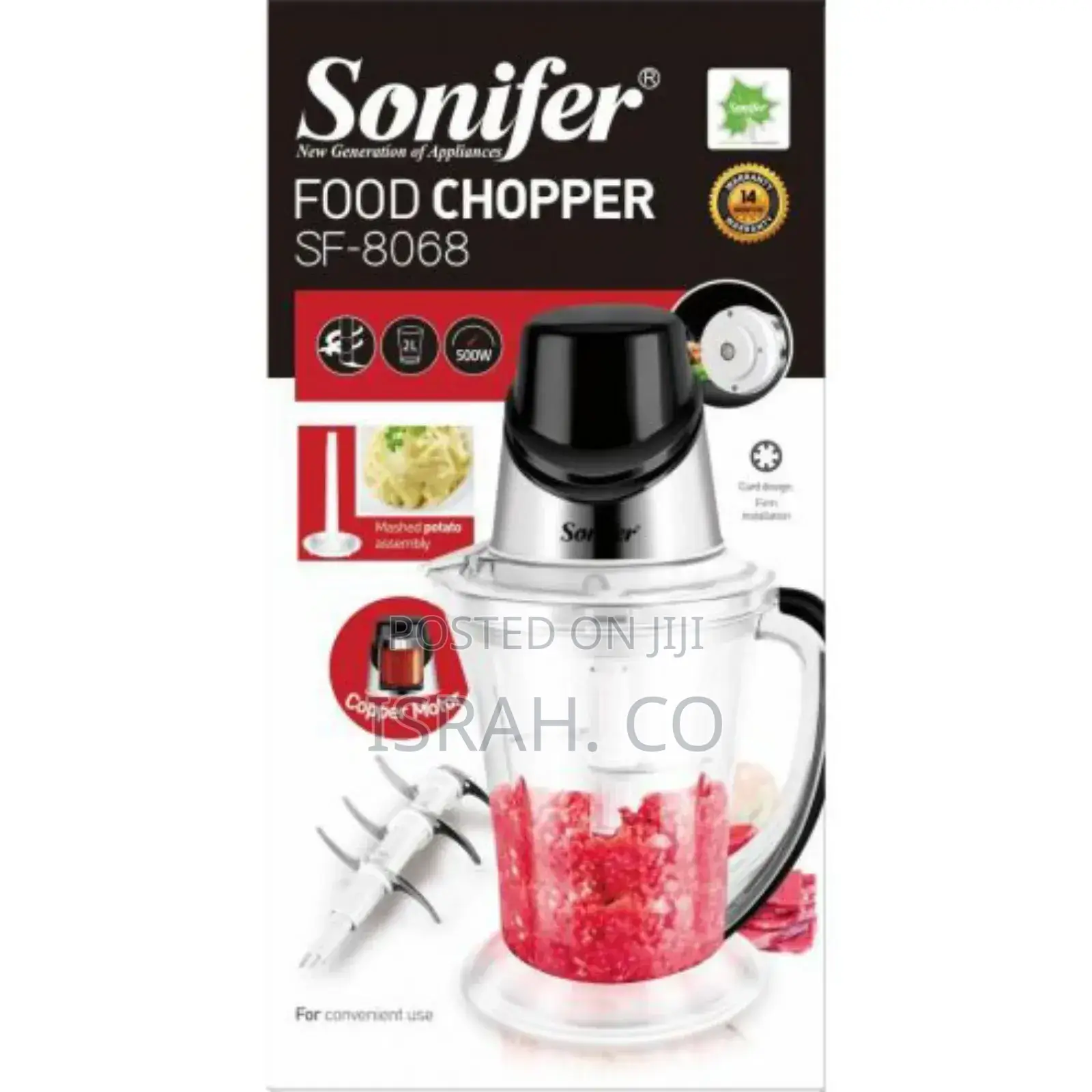 Sonifer 2 Litre Multifunctional Kitchen Machine Egg