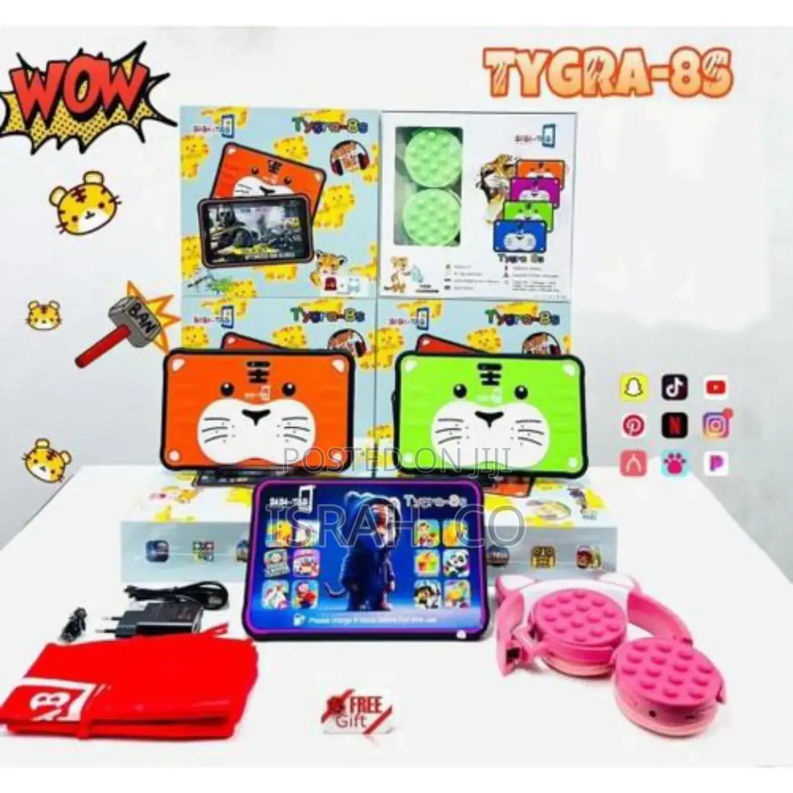 New Bebe Tygra-8s 128 GB Red