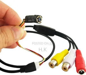 Mini Analog Camera With Audio and Video Output Capabilities